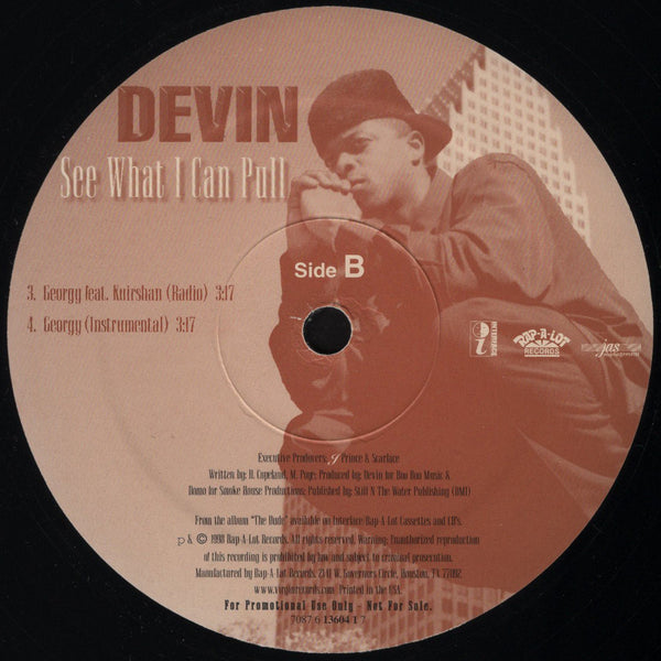 Devin The Dude - See What I Can Pull / Georgy [12" Single]