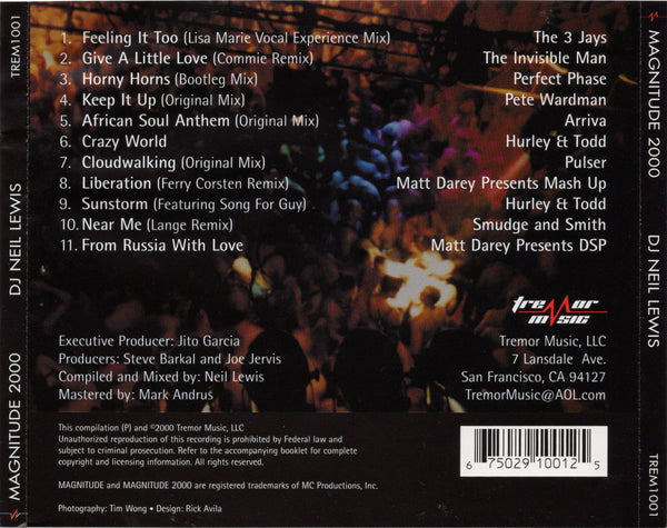 DJ Neil Lewis - Magnitude 2000 [CD Album]