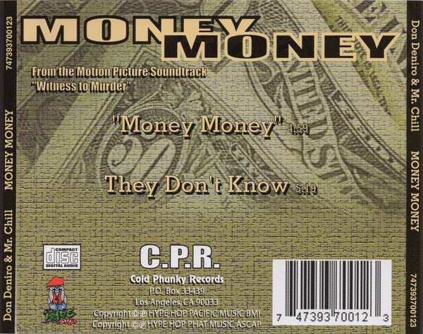 Don Deniro & Mr. Chill - Money Money [CD Single]