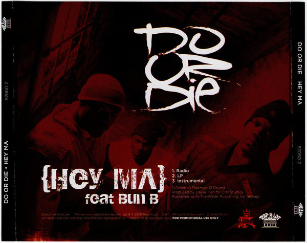 Do Or Die - Hey Ma [CD Single]