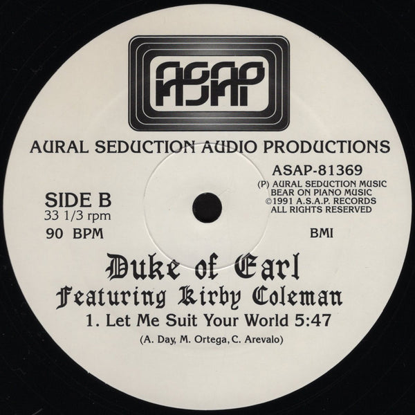 Duke Of Earl & Kirby Coleman - Queen [12" Single]