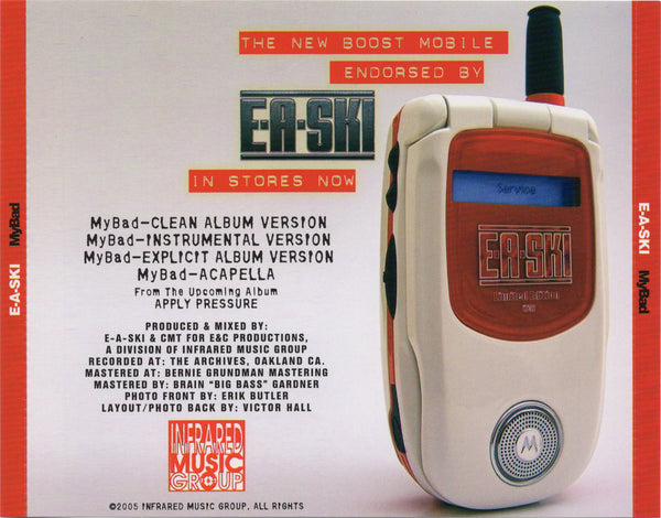 E-A-Ski - My Bad [CD Single]