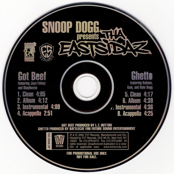 Tha Eastsidaz - Got Beef [CD Single]