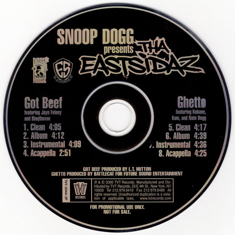 Tha Eastsidaz - Got Beef [CD Single]