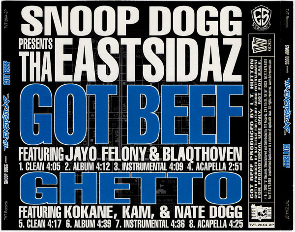 Tha Eastsidaz - Got Beef [CD Single]