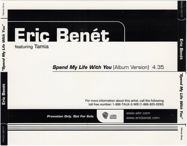 Eric Benét - Spend My Life With You [CD Single]