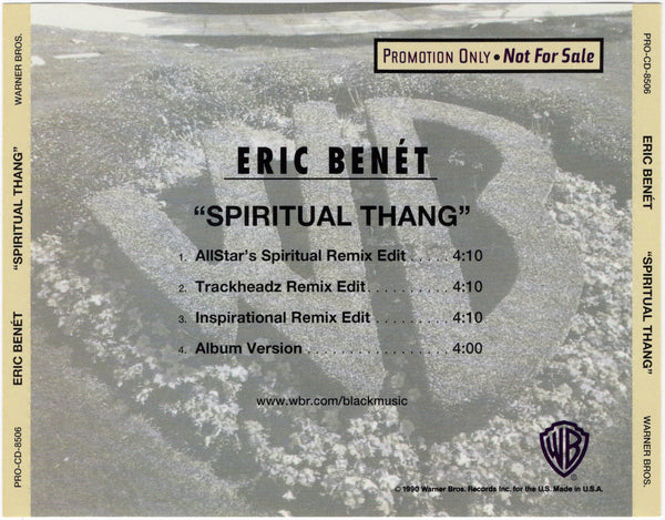 Eric Benét - Spiritual Thang [CD Single]