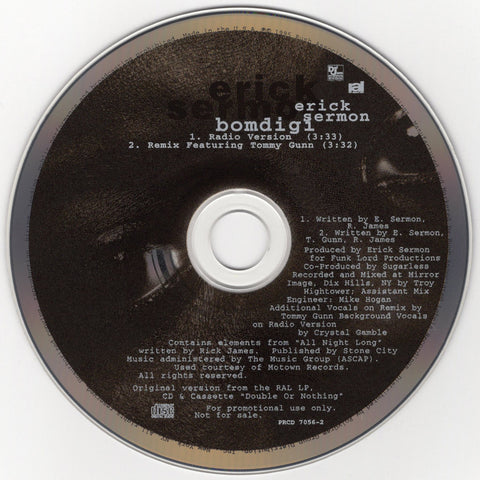 Erick Sermon - Bomdigi Remix [CD Single]