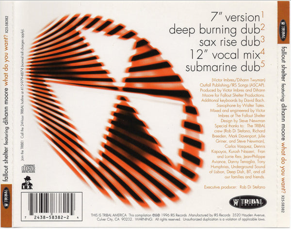 Fallout Shelter & Dihann Moore - What Do You Want? [CD Single]