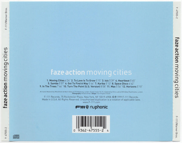 Faze Action - Moving Cities [CD Album]
