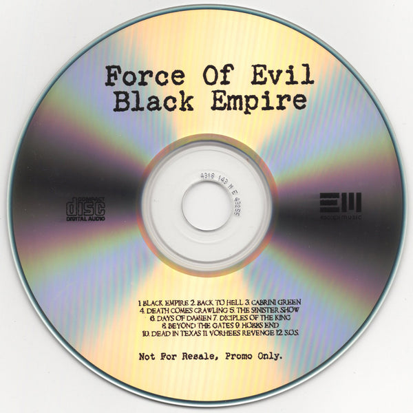 Force Of Evil - Black Empire [CD Promo]