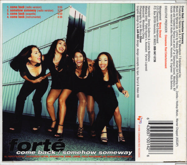 Forté - Come Back / Somehow Someway [CD Single]