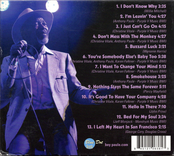 Frank Bey & Anthony Paule Band - Soul For Your Blues [CD Album]