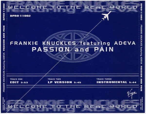 Frankie Knuckles & Adeva - Passion And Pain [CD Single]