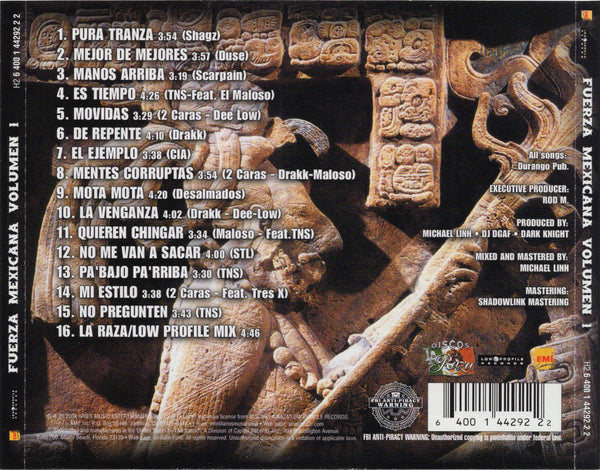 Various Artists - Fuerza Mexicana Volumen 1 [CD Album]