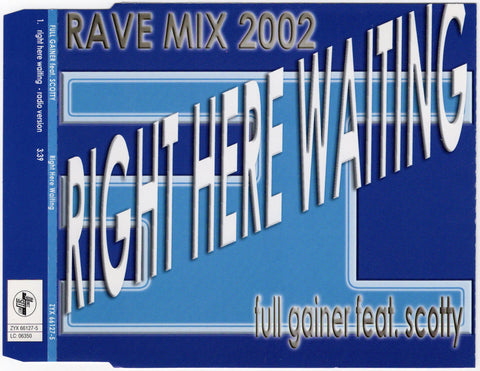 Full Gainer & Scotty - Right Here Waiting [CD Single]