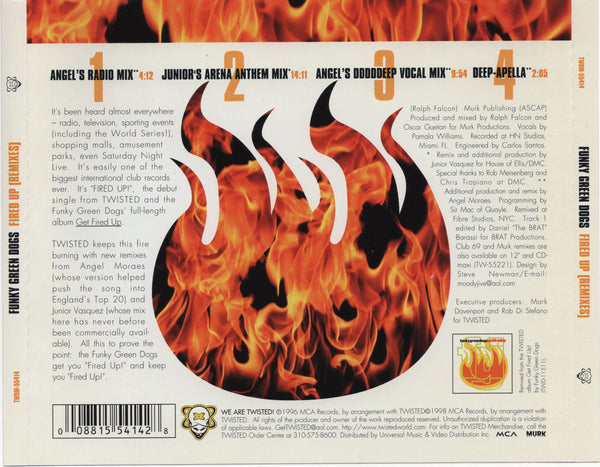 Funky Green Dogs - Fired Up (Remixes) [CD Single]