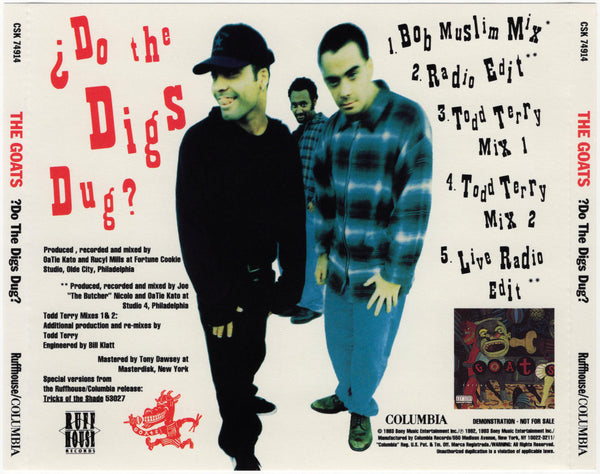 The Goats - ¿Do The Digs Dug? [CD Single]