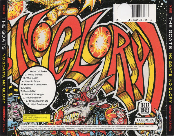 The Goats - No Goats, No Glory [CD Album]