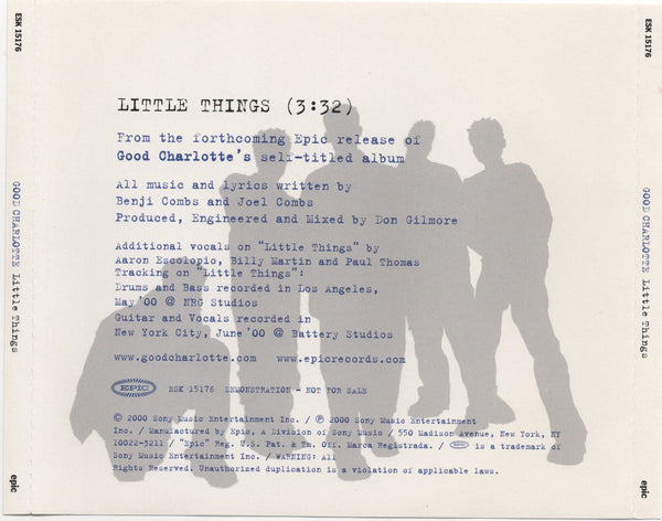 Good Charlotte - Little Things [CD Single]