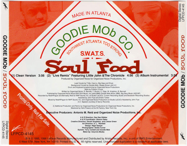 Goodie Mob - Soul Food [CD Single]