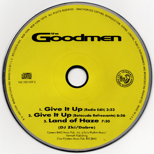 The Goodmen - Give It Up [CD Single]