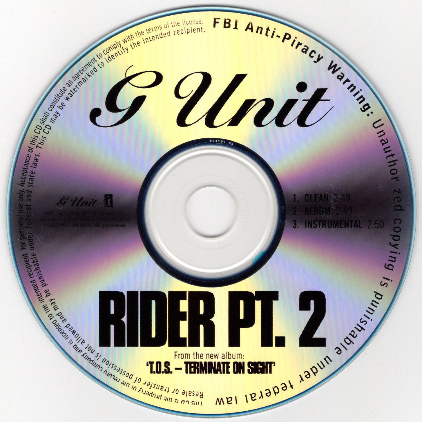 G-Unit - Rider Pt. 2 [CD Single]