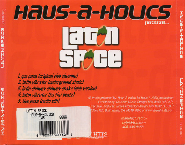 Haus-A-Holics - Latin Spice [CD EP]