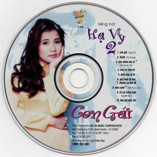 Tieng Hat Ha Vy 2 - Con Gai [CD Album]