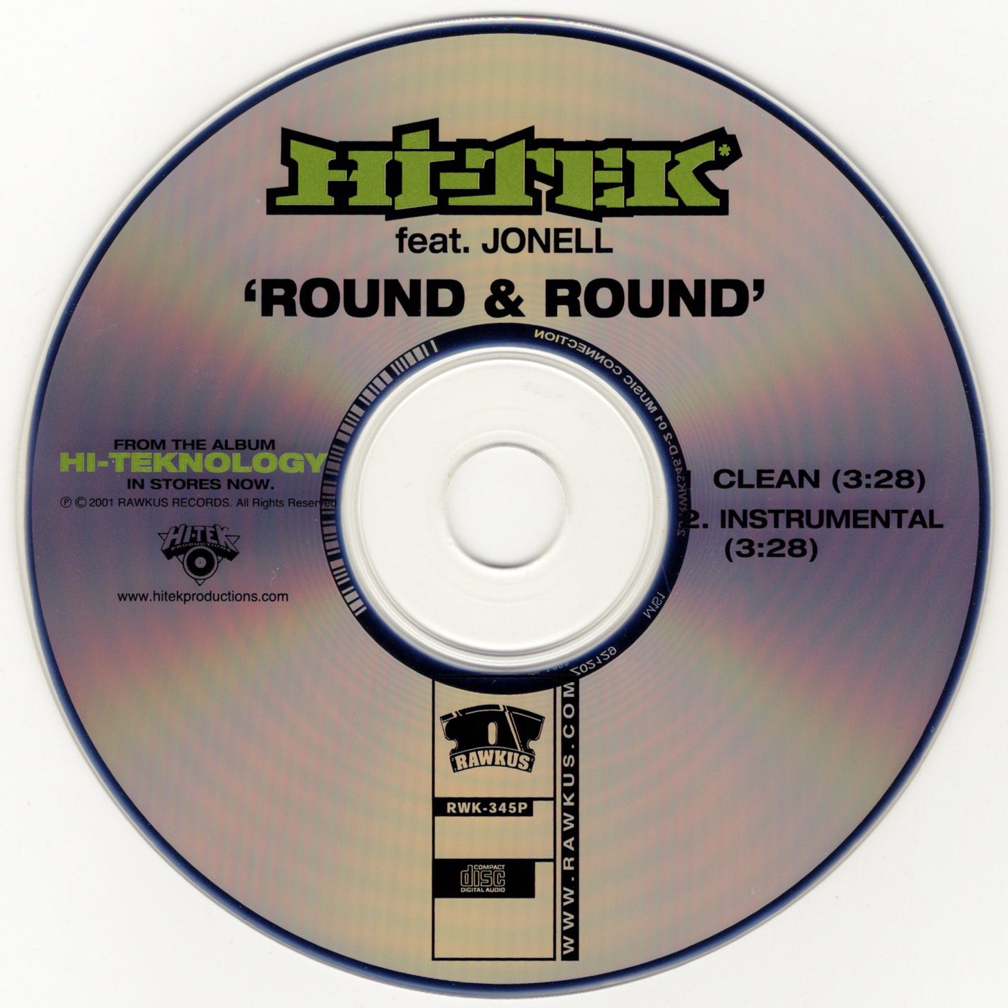 Hi-Tek - Round & Round [CD Single]