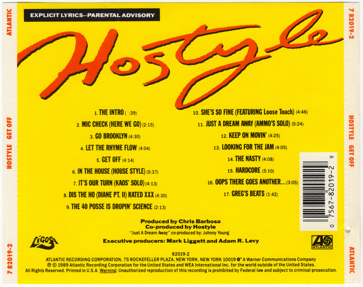 Hostyle - Get Off [CD Album] – Hella Dope Records