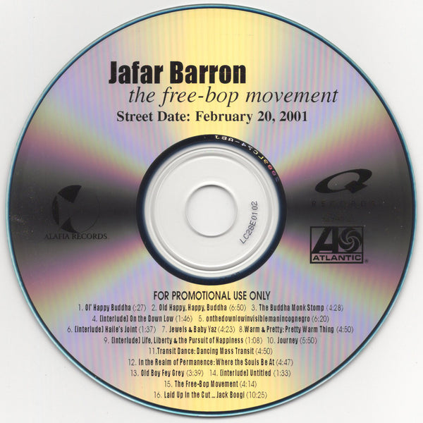 Jafar Barron - The Free-Bop Movement [CD Promo]