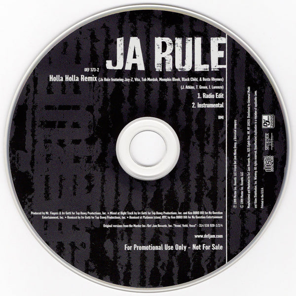 Ja Rule - Holla Holla Remix [CD Single]