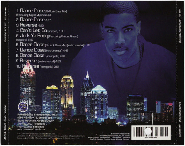 Jay-El - Dance Close / Reverse [CD Single]