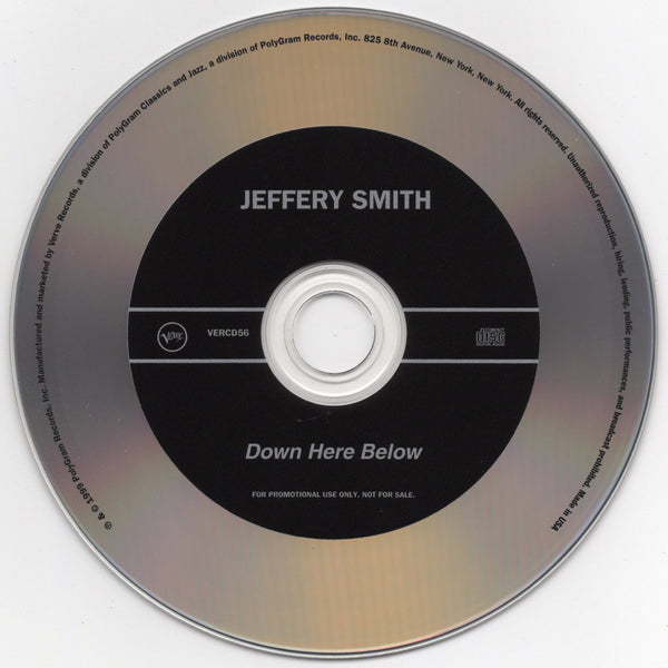 Jeffery Smith - Down Here Below [CD Album]