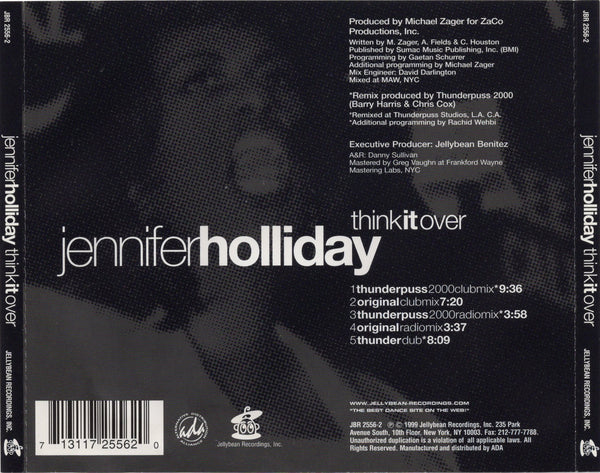 Jennifer Holiday - Think It Over [CD Single]
