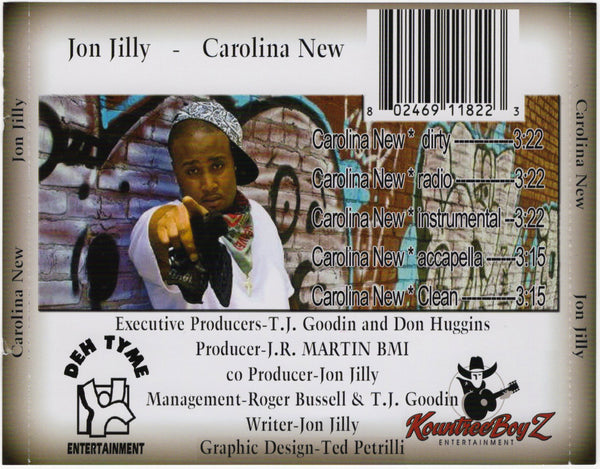 Jon Jilly - Carolina New [CD Single]