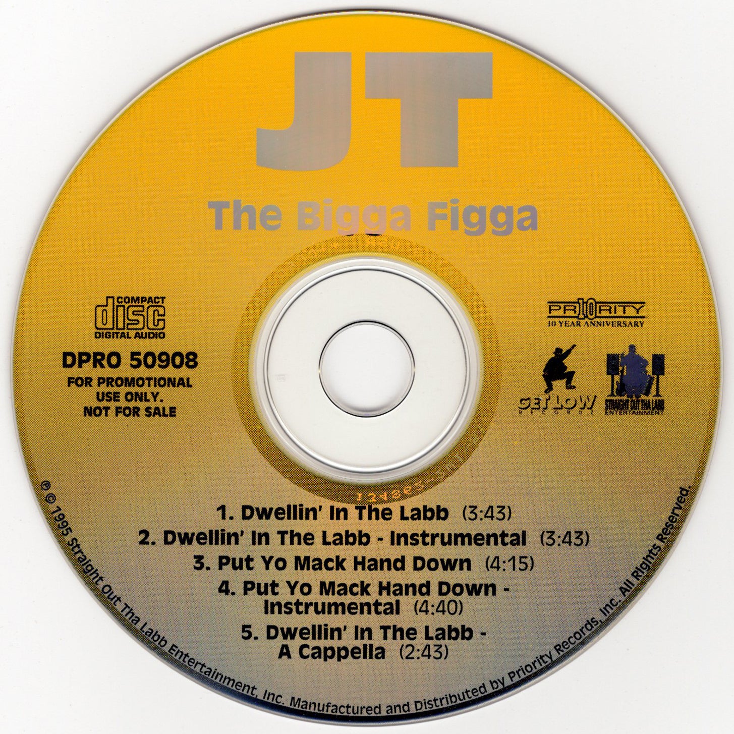 JT The Bigga Figga - Dwellin' In The Labb [CD Single]