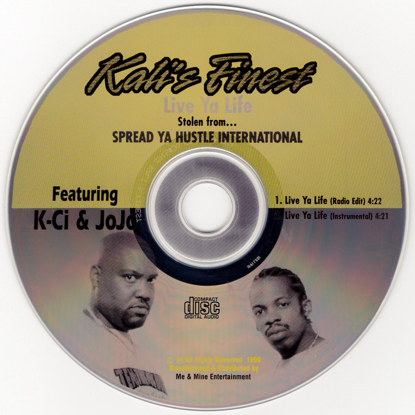 Kali's Finest - Live Ya Life [CD Single]