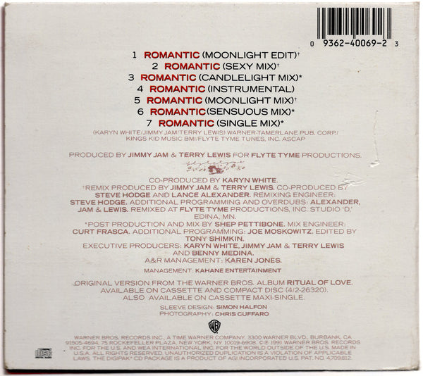 Karyn White - Romantic [CD Single]