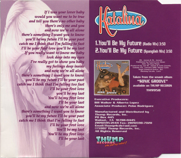 Katalina - You'll Be My Future [CD Single]