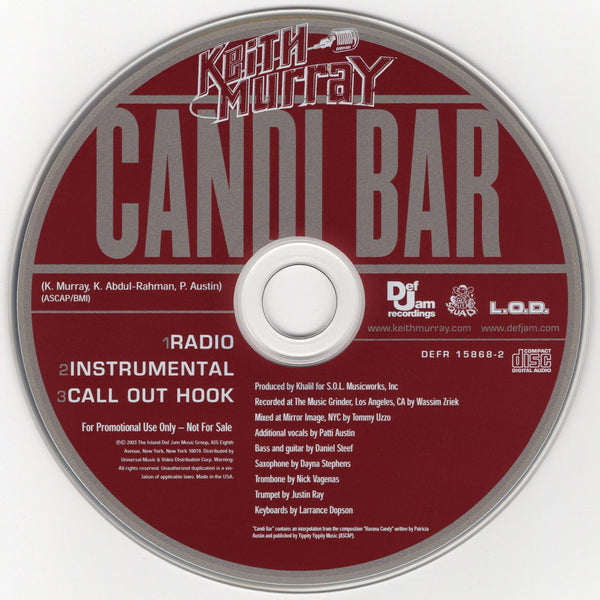 Keith Murray - Candi Bar [CD Single]