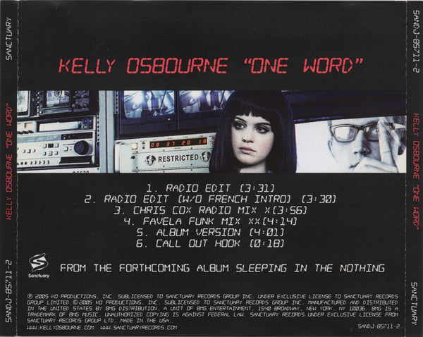 Kelly Osbourne - One Word [CD Single]