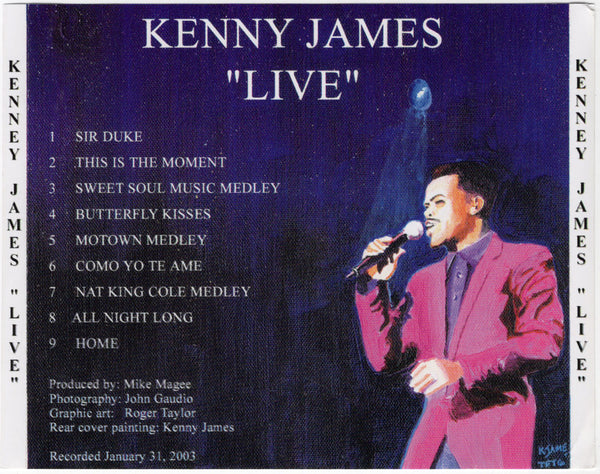 Kenny James - Live [CD Album]
