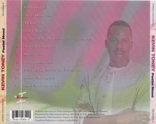 Kevin Toney - Pastel Mood [CD Album]