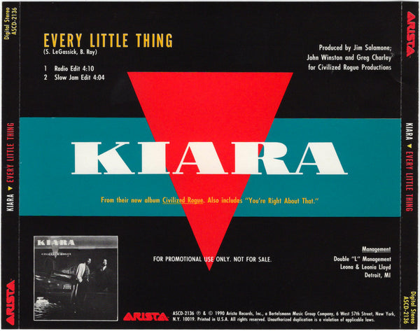 Kiara - Every Little Thing [CD Single]