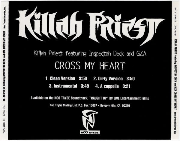 Killah Priest - Cross My Heart [CD Single]