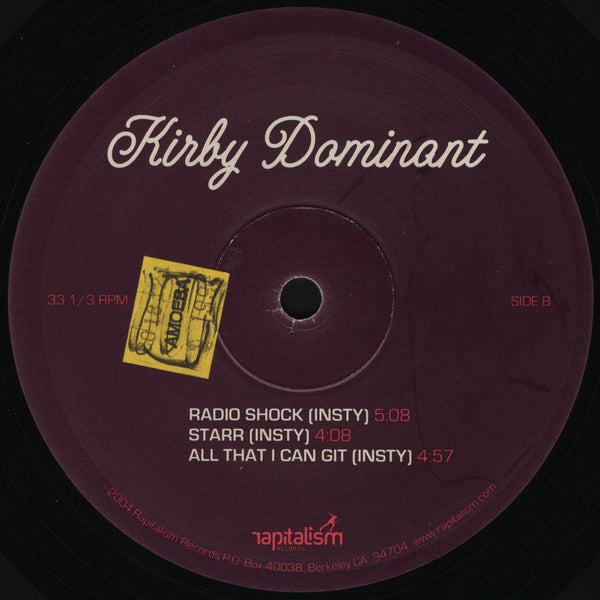 Kirby Dominant - Radio Shock [12" EP]