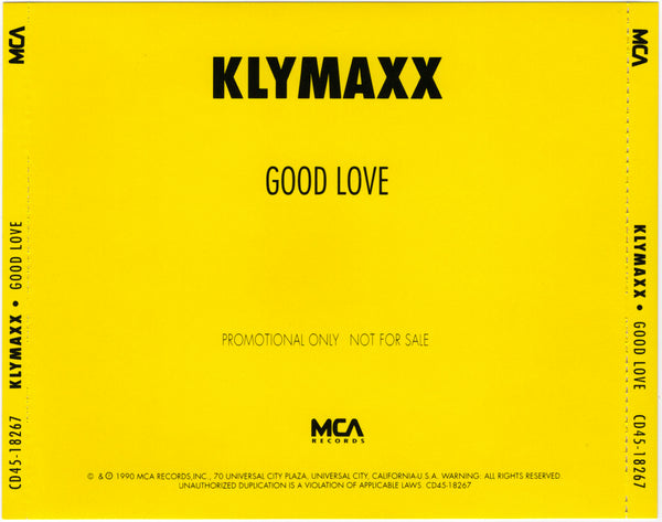 Klymaxx - Good Love [CD Single]