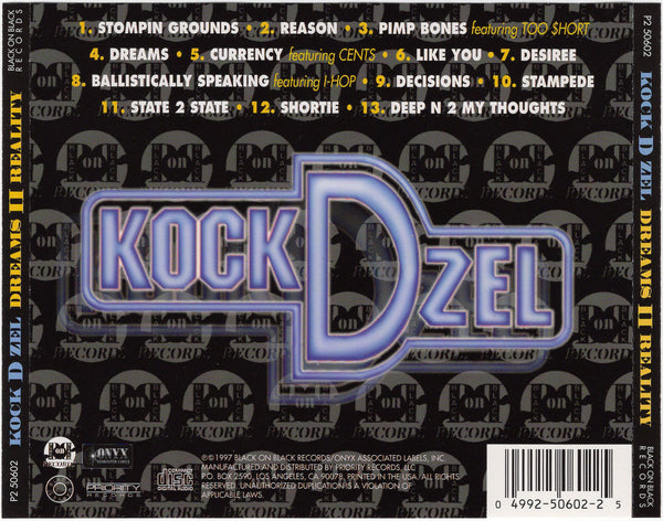 Kock D Zel - Dreams II Reality [CD Album]